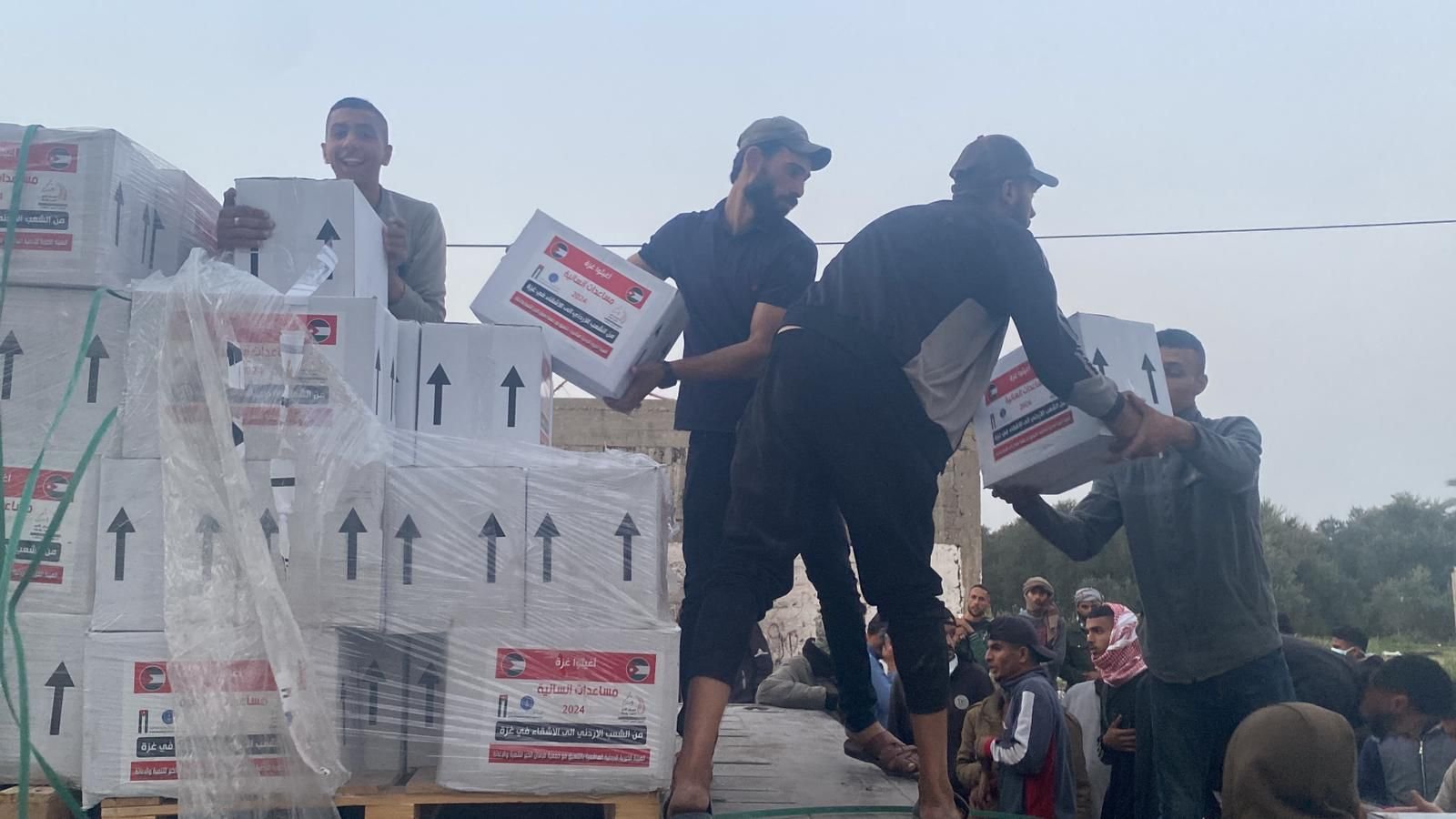 Relief Convoys For Gaza Strip